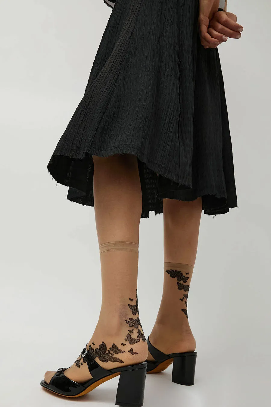 Maria La Rosa Garden Socks in Mocha sold by No. 6 product image thumbnail 4