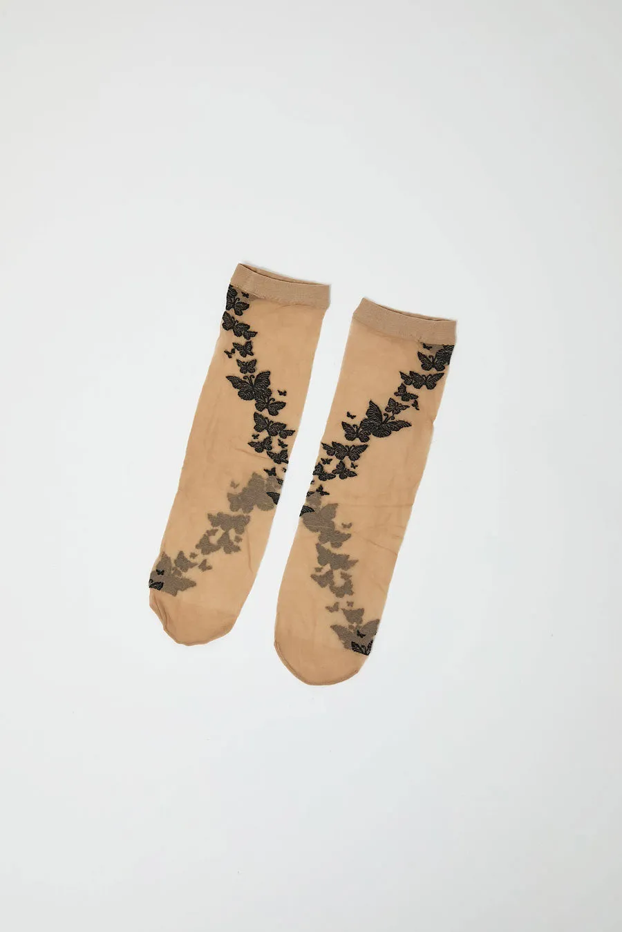 Maria La Rosa Garden Socks in Mocha sold by No. 6 product image thumbnail 2