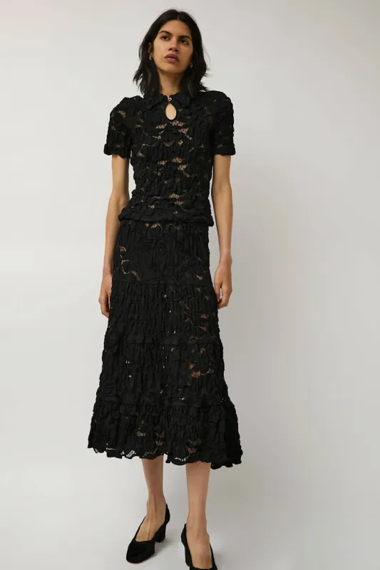 No.6 Keren Skirt in Black sold by No. 6