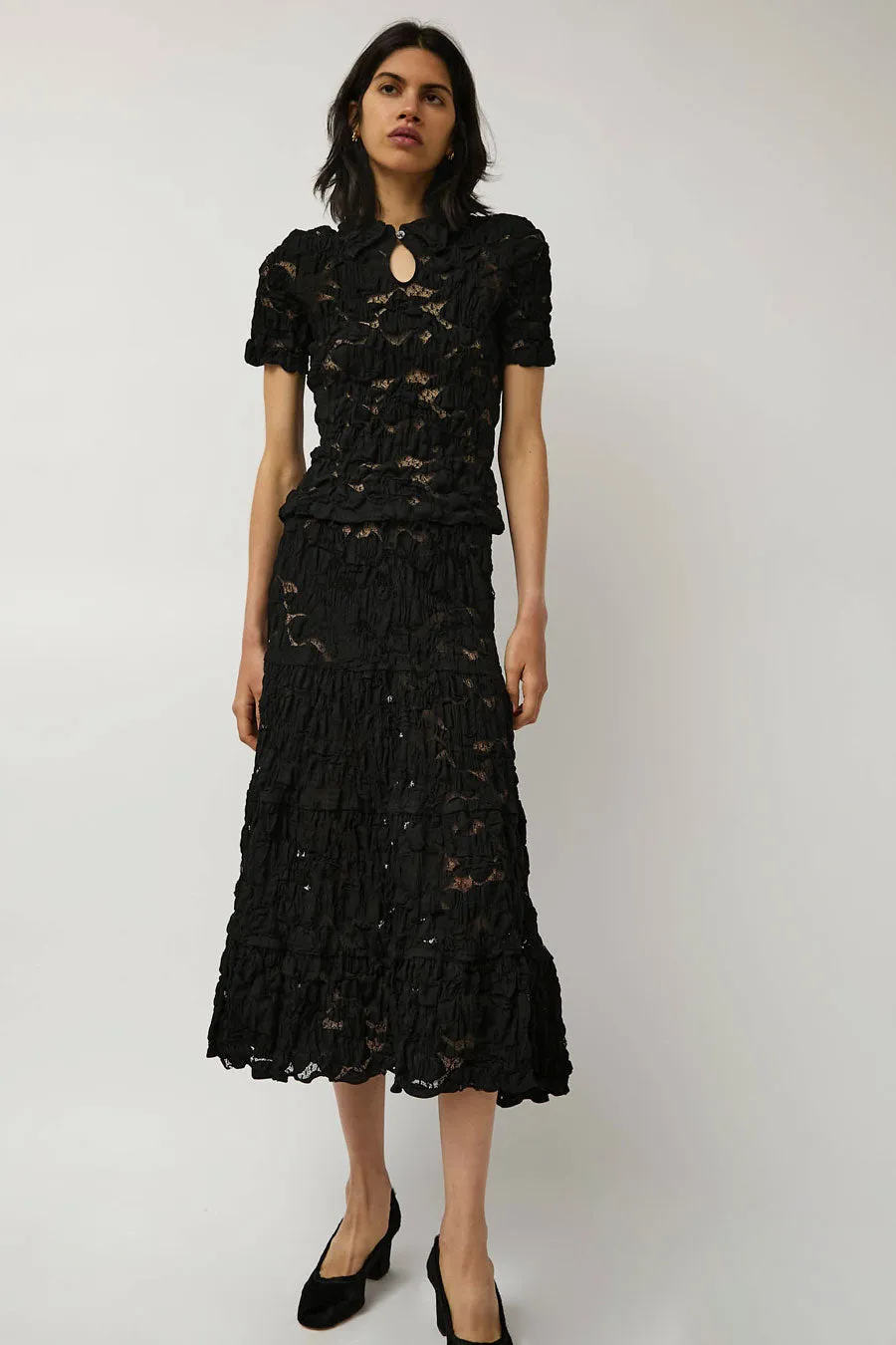 No.6 Keren Skirt in Black sold by No. 6