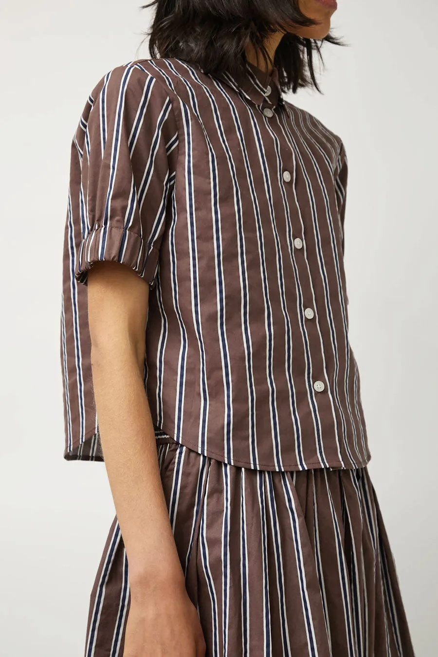 No.6 Chloe Top in Cambridge Brown Stripe sold by No. 6 product image thumbnail 3