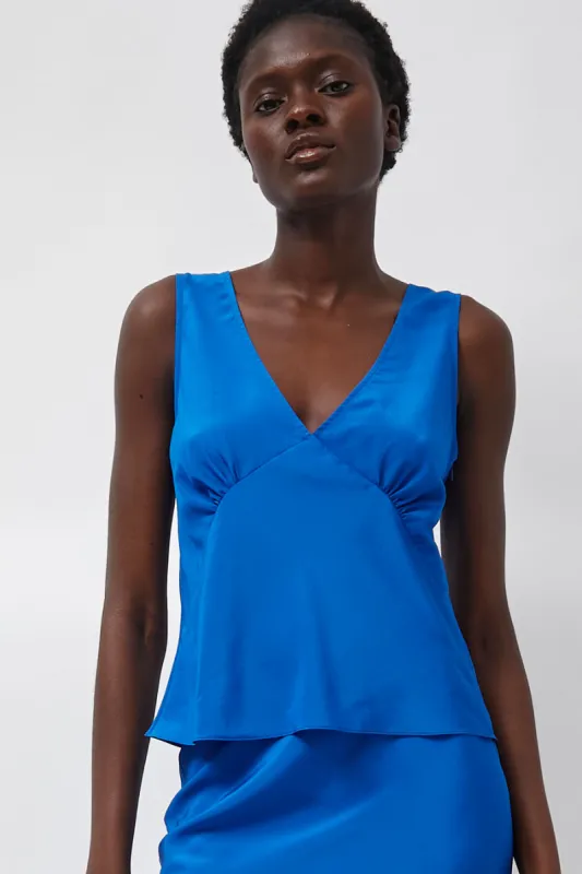 Naya Rea Daphna Top in Cobalt Blue made by No. 6