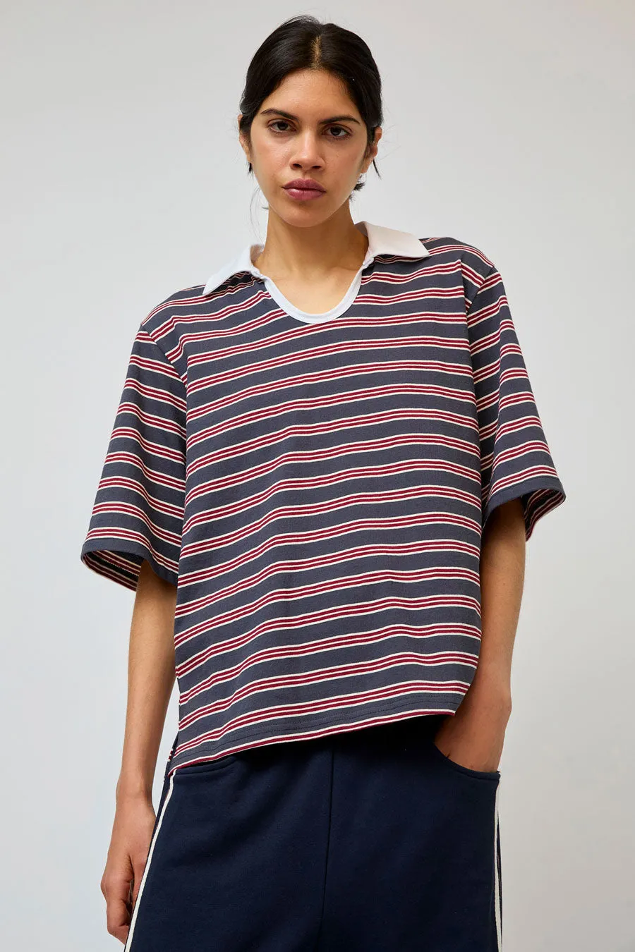 No.6 Milos Top in Navy Stripe sold by No. 6