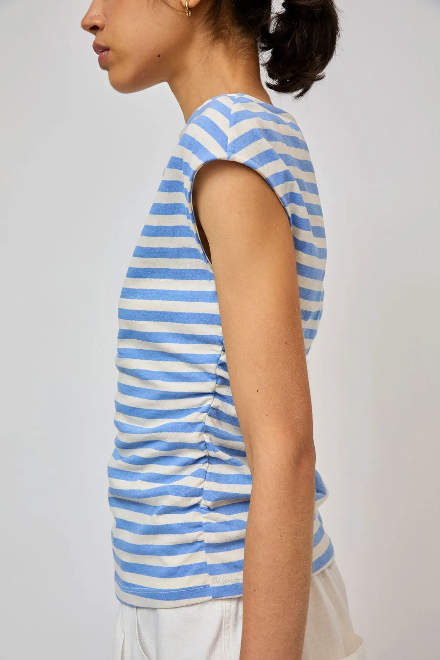 No.6 Carly Top in Blue and White Stripe sold by No. 6 product image thumbnail 2