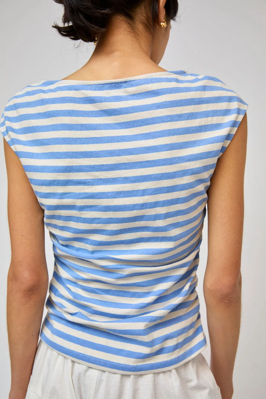 No.6 Carly Top in Blue and White Stripe sold by No. 6 product image thumbnail 5