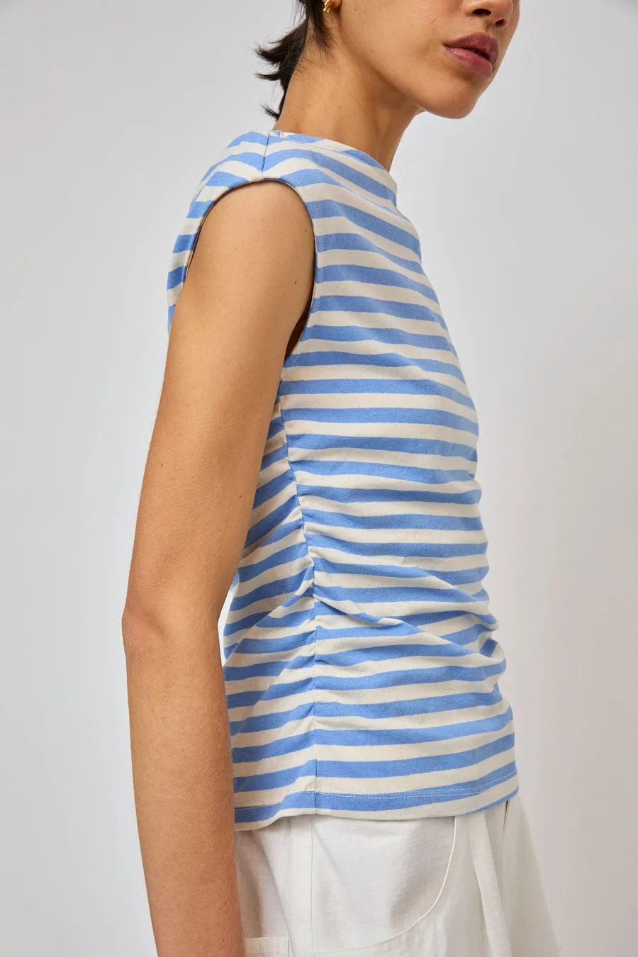 No.6 Carly Top in Blue and White Stripe sold by No. 6 product image thumbnail 4