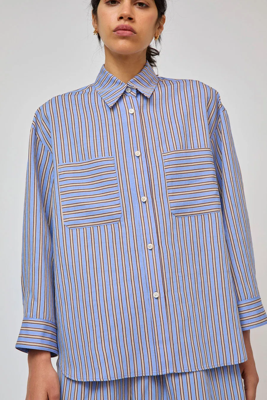 No.6 Lake Shirt in Oxford Stripe sold by No. 6 product image thumbnail 3