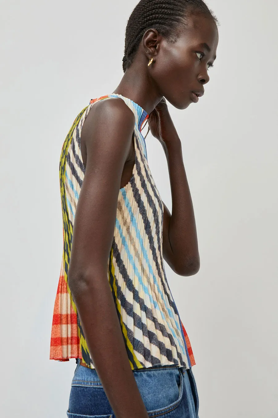 No.6 Rae Tank in Plaid sold by No. 6 product image thumbnail 4