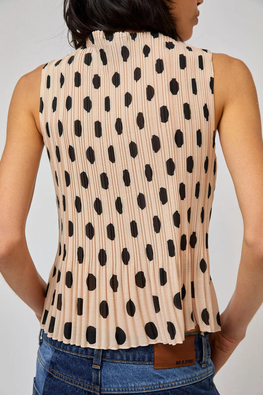 No.6 Rae Tank in Cream Dot sold by No. 6 product image thumbnail 5