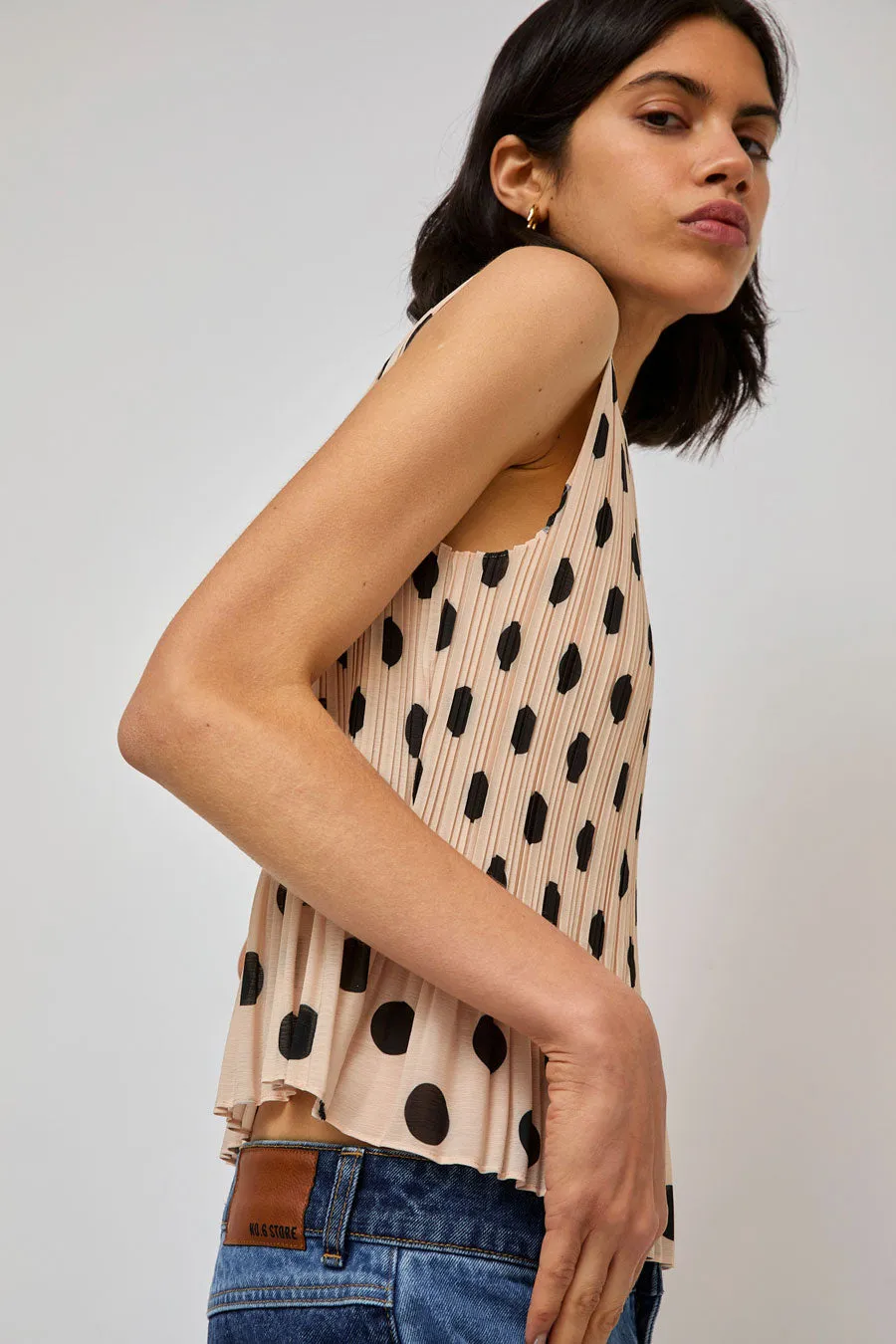 No.6 Rae Tank in Cream Dot sold by No. 6 product image thumbnail 2