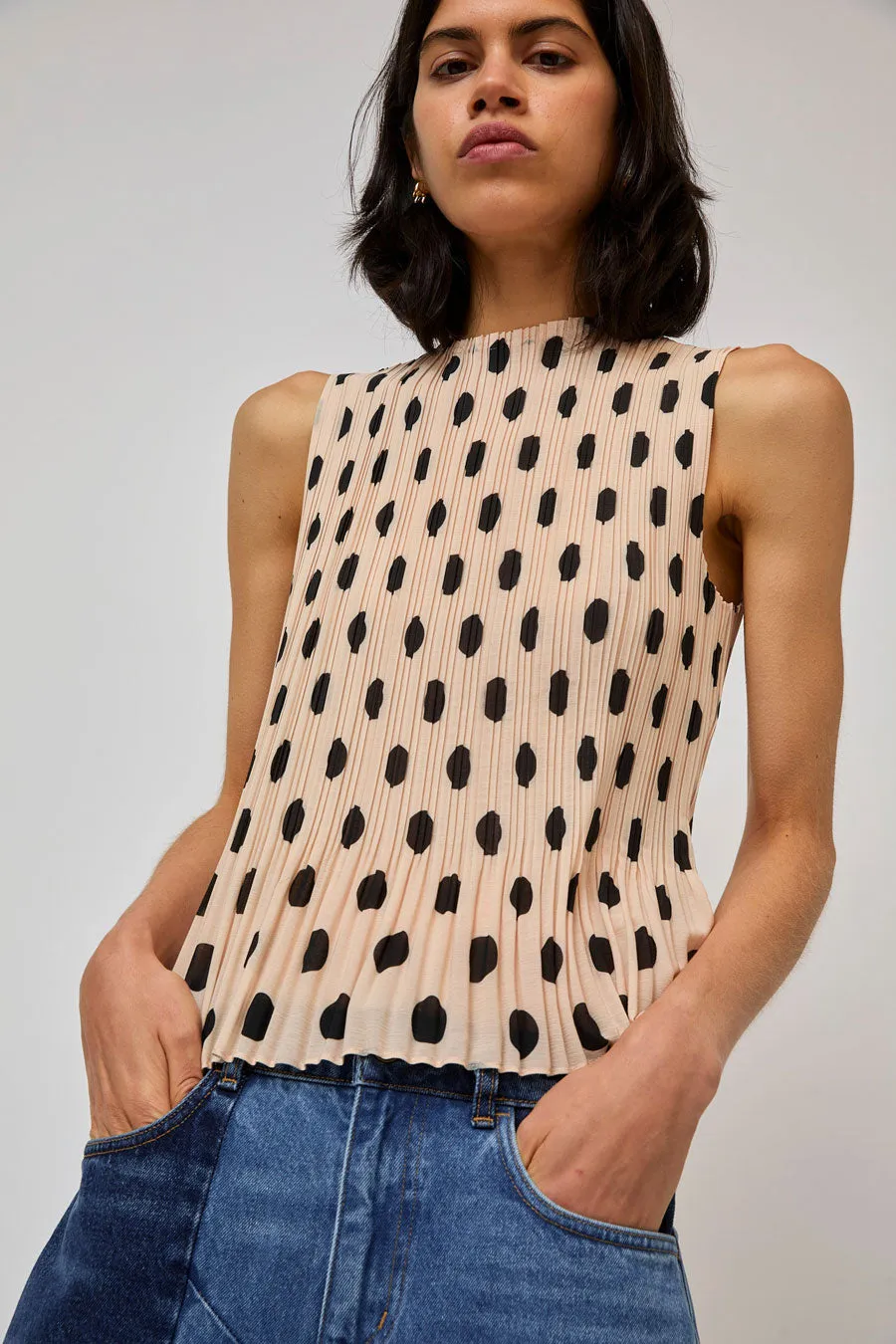 No.6 Rae Tank in Cream Dot sold by No. 6 product image thumbnail 3
