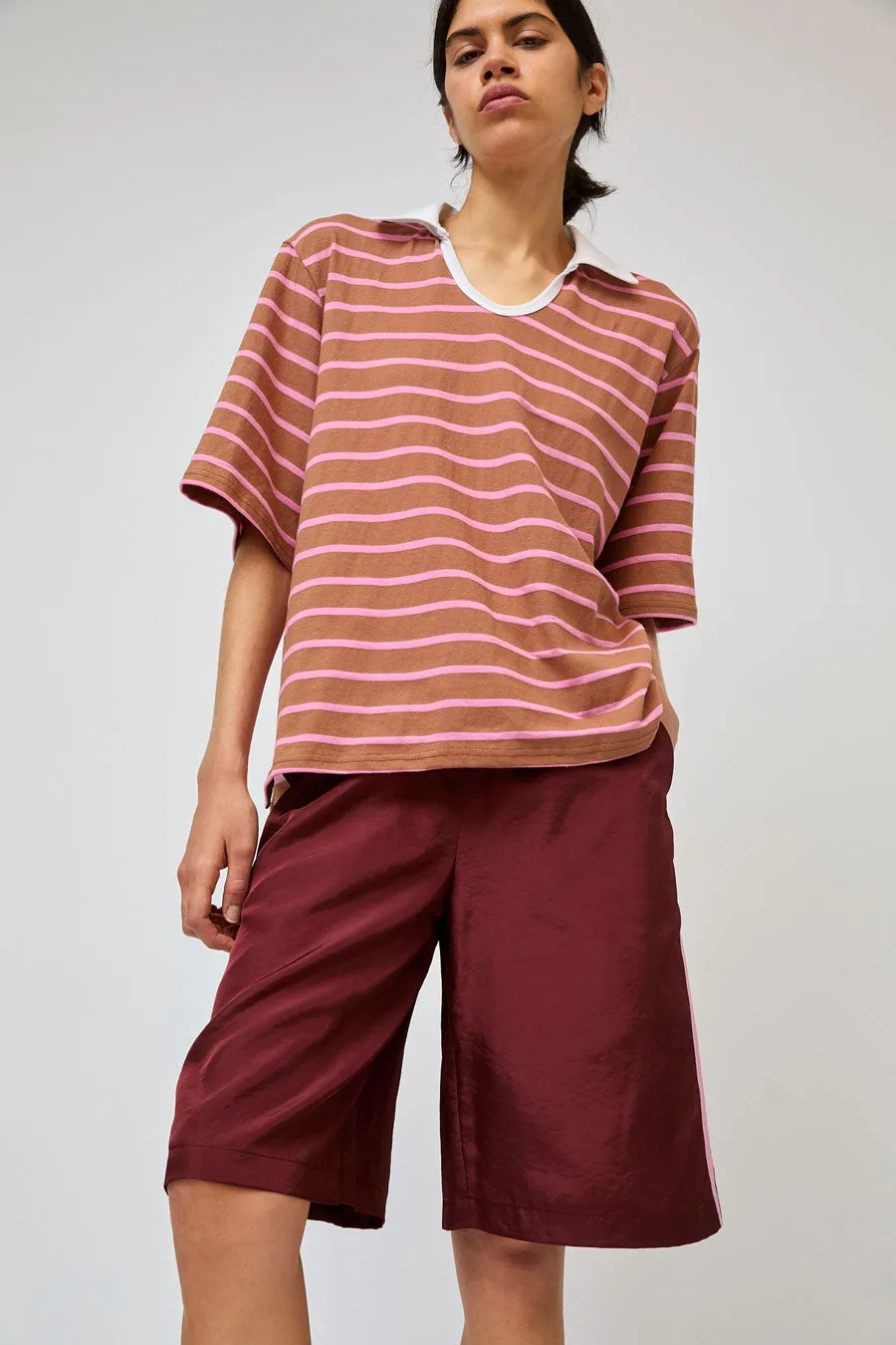 No.6 Polo Short in Garnet sold by No. 6 product image thumbnail 5