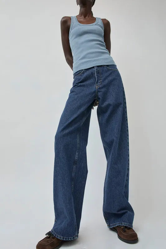 Dala Sling Jean in True Blue made by No. 6