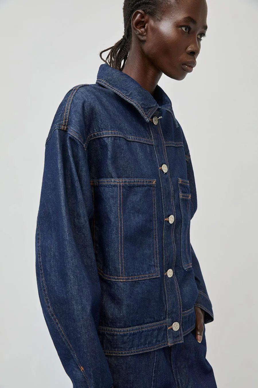 Dala Lido Jacket in Rinse sold by No. 6 product image thumbnail 3