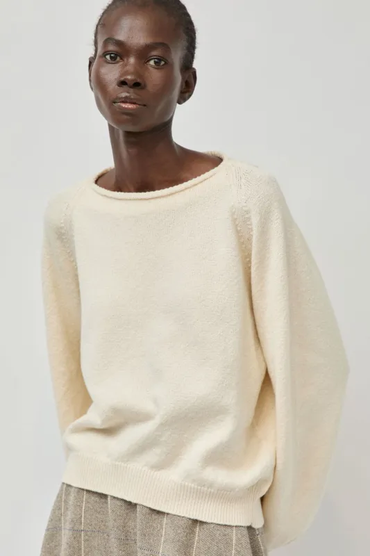 Boboutic Winking Sweater in Milk made by No. 6