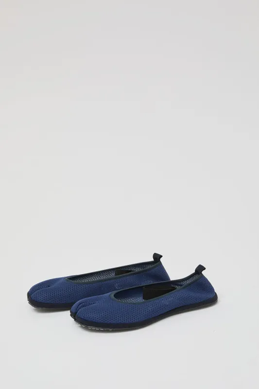 Drogheria Crivellini Fu-Tabi Ballerina in Navy Mesh made by drogheria Crivellini