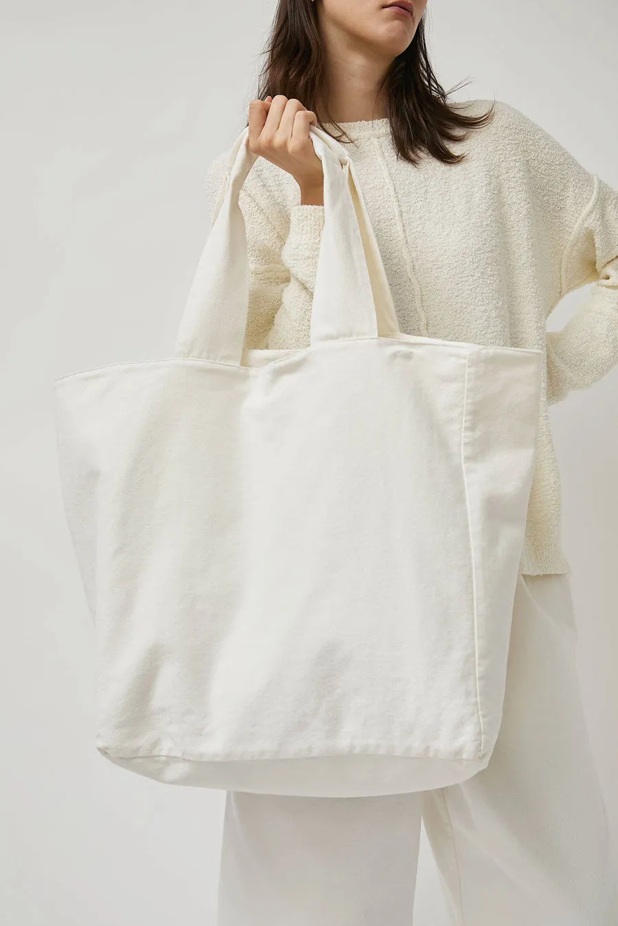 Lauren Manoogian Washed Tote in White sold by No. 6 product image thumbnail 2