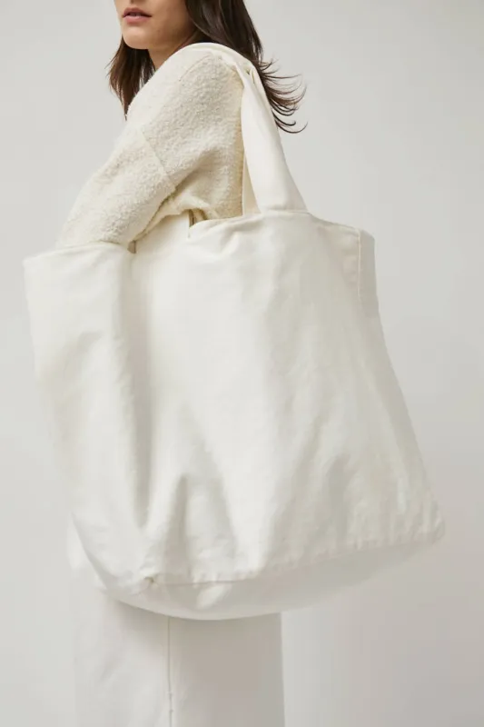 Lauren Manoogian Washed Tote in White sold by No. 6