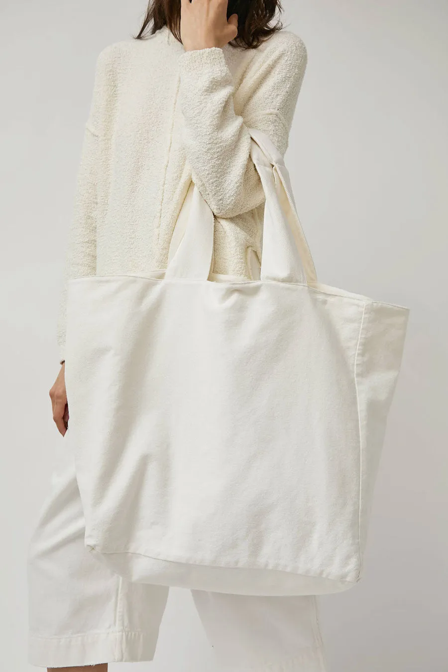 Lauren Manoogian Washed Tote in White sold by No. 6 product image thumbnail 3
