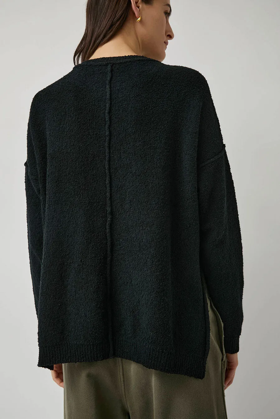 Lauren Manoogian Boucle Crewneck in Black sold by No. 6 product image thumbnail 4