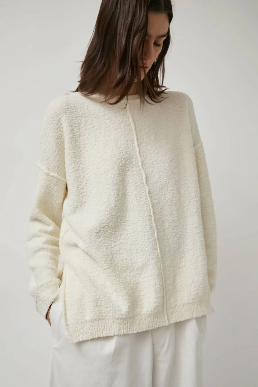Lauren Manoogian Boucle Crewneck in White sold by No. 6 product image thumbnail 3