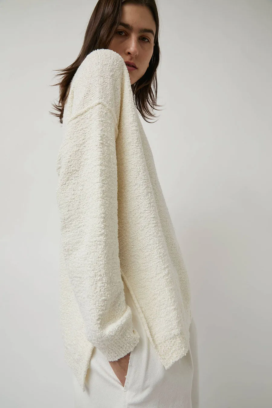 Lauren Manoogian Boucle Crewneck in White sold by No. 6 product image thumbnail 5