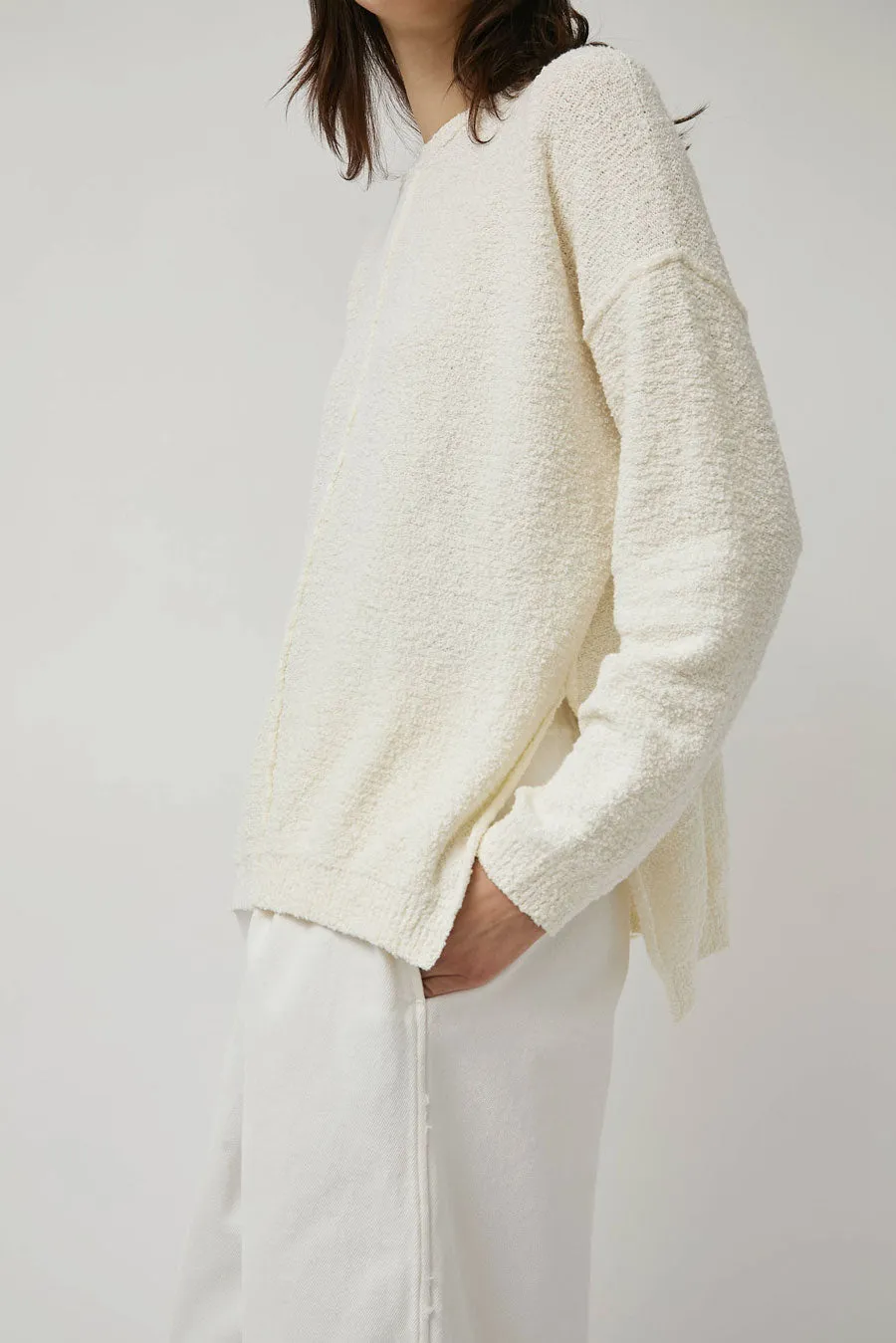 Lauren Manoogian Boucle Crewneck in White sold by No. 6 product image thumbnail 4