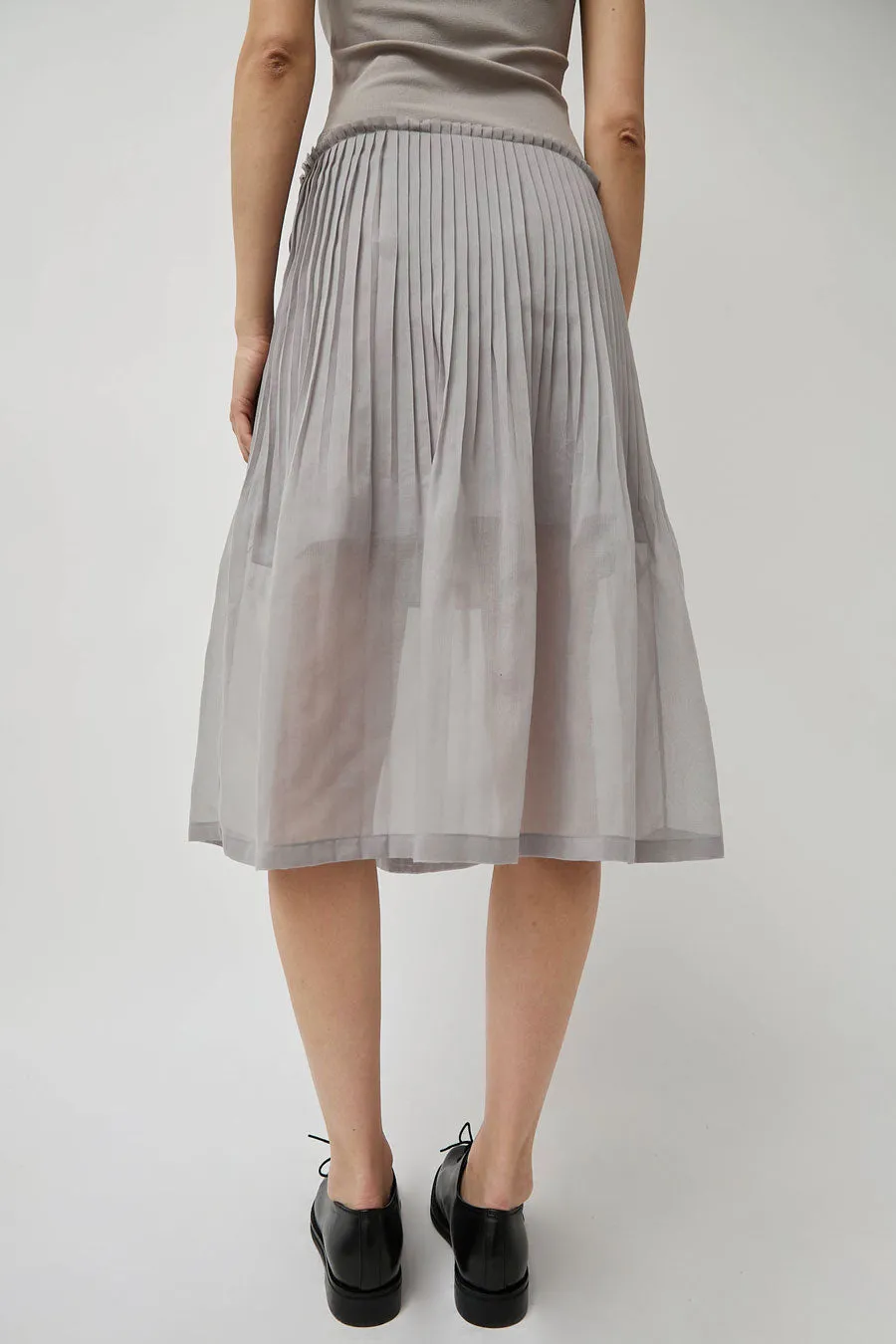 Amomento Pleated Midi Skirt in Grey sold by No. 6 product image thumbnail 5