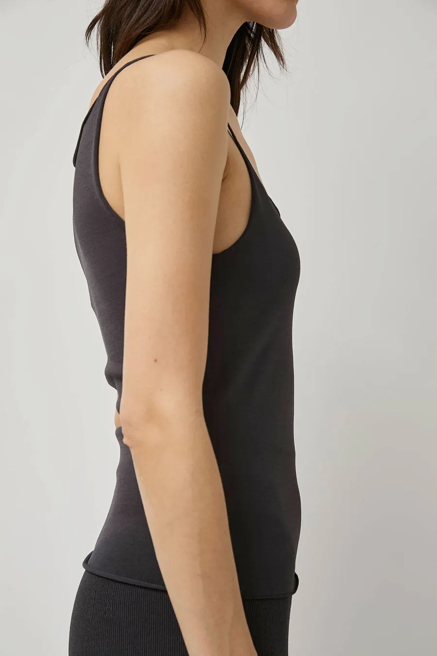 Amomento Sleeveless Knit Top in Charcoal sold by No. 6 product image thumbnail 4