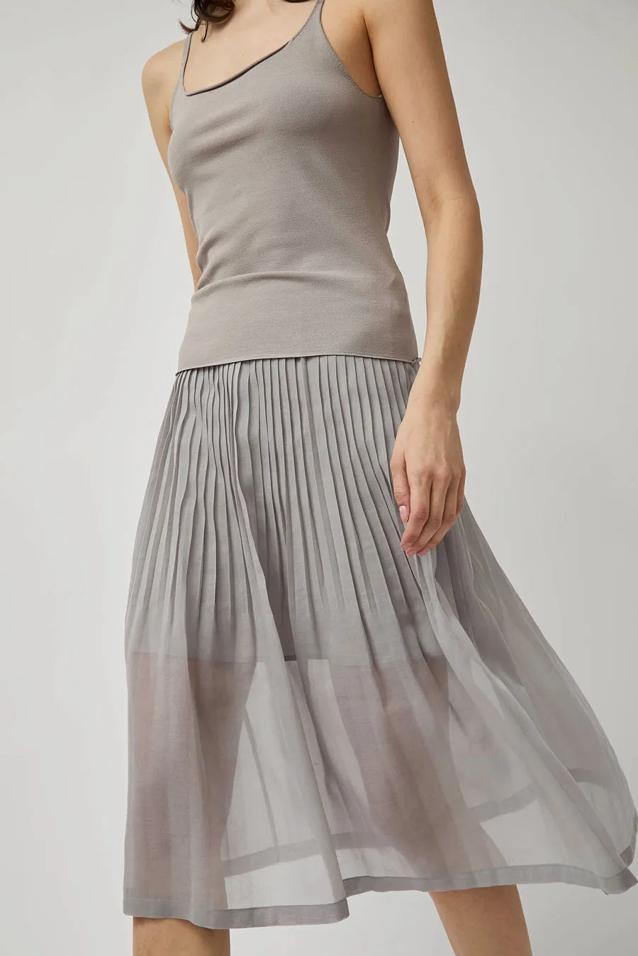 Amomento Sleeveless Knit Top in Grey Beige sold by No. 6 product image thumbnail 5