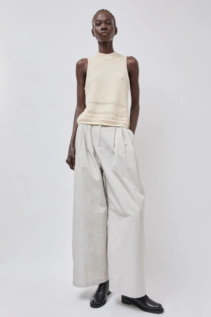 Amomento Crochet Knit Vest in Beige sold by No. 6 product image thumbnail 5