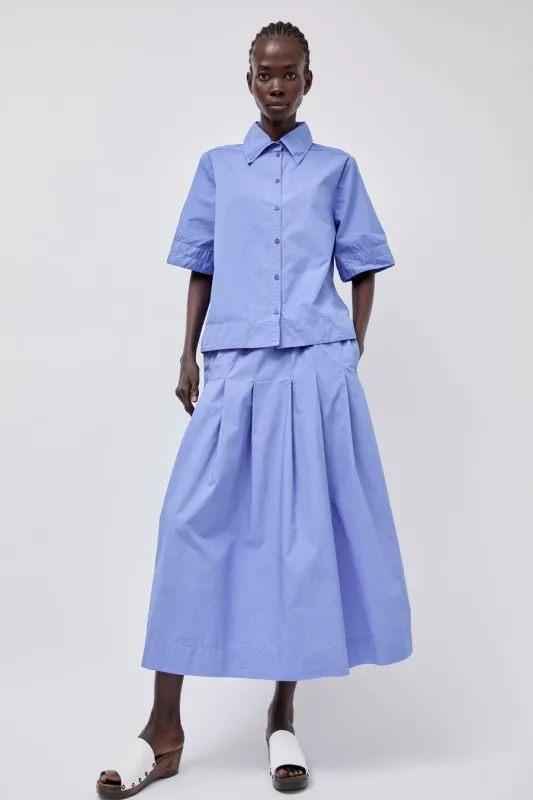 Rue De Tokyo Polly Skirt in Blue Bonnet sold by No. 6