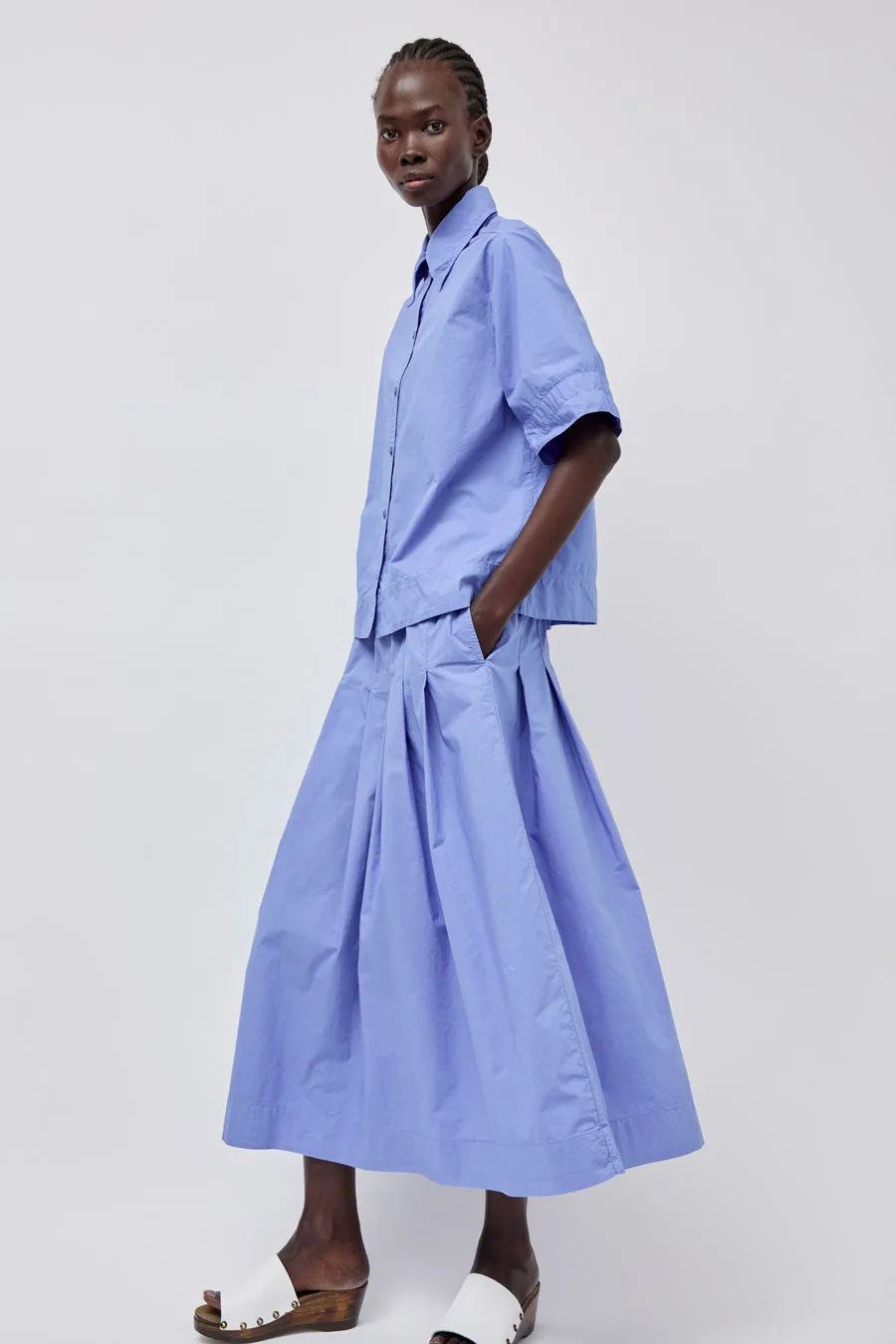 Rue De Tokyo Polly Skirt in Blue Bonnet sold by No. 6 product image thumbnail 4