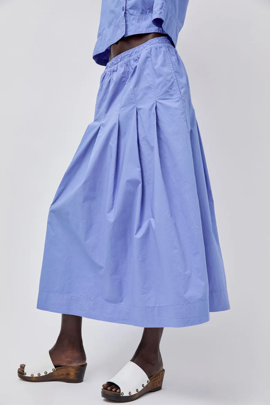 Rue De Tokyo Polly Skirt in Blue Bonnet sold by No. 6 product image thumbnail 3