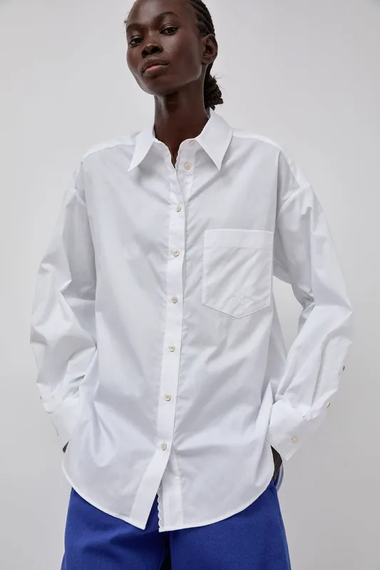 Roseanna Chemises Ralph in Blanc made by Roseanna