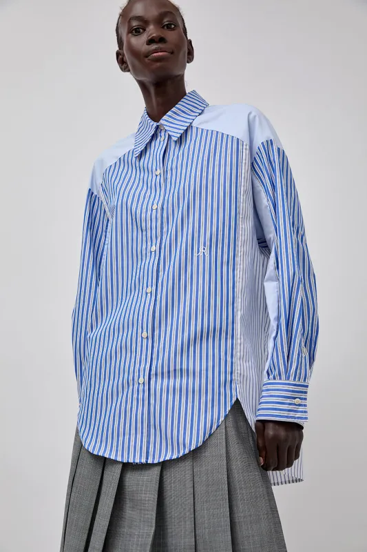 Roseanna Chemises Blondie in Bleu made by Roseanna