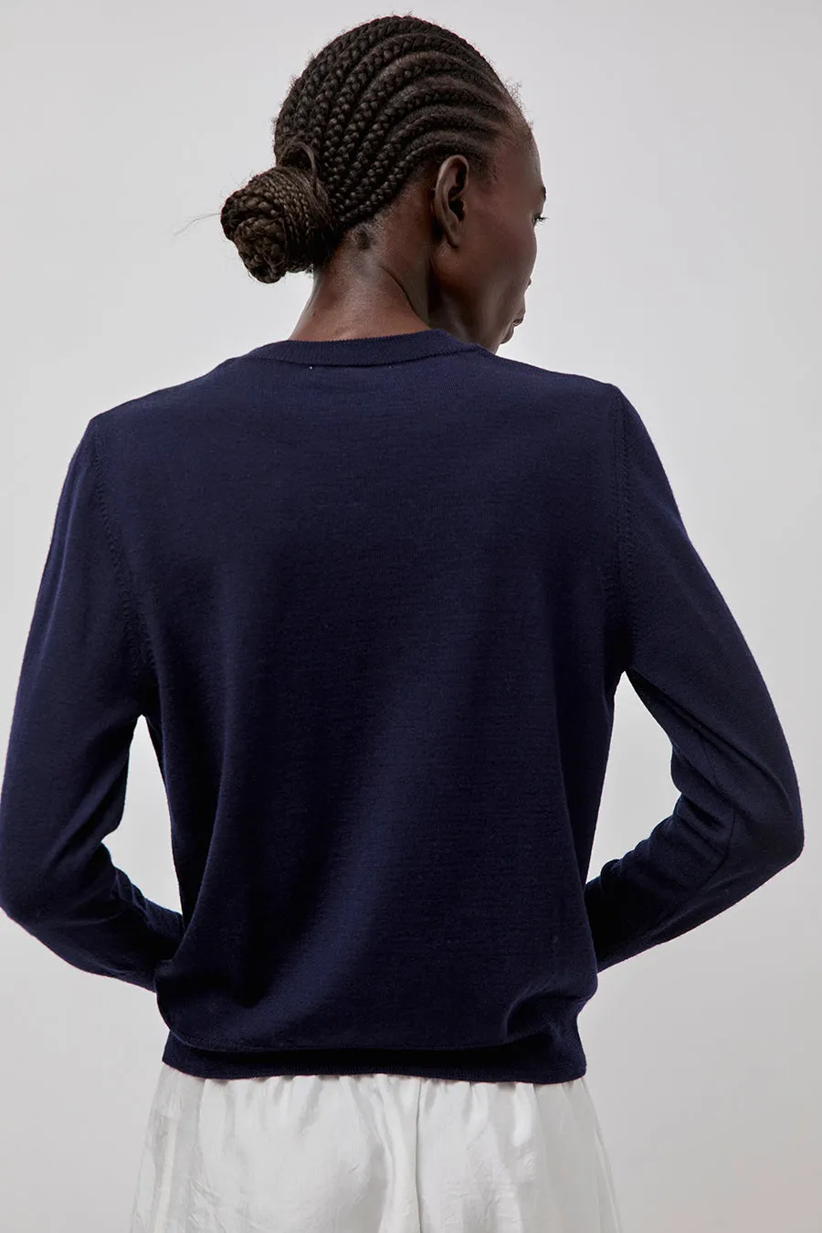 Roseanna Maille Pull in Navy sold by No. 6 product image thumbnail 5