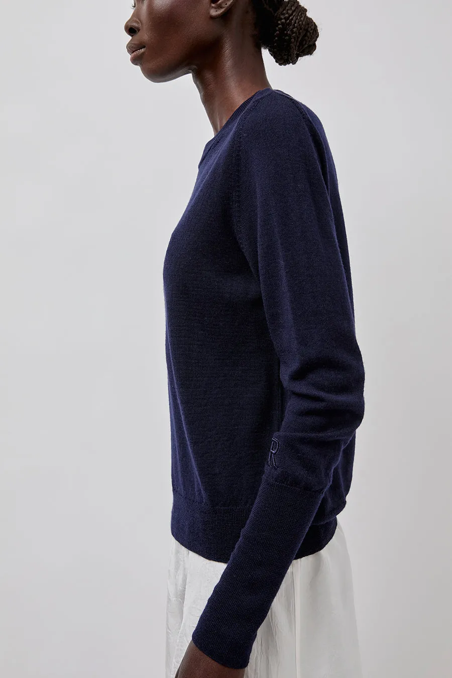 Roseanna Maille Pull in Navy sold by No. 6 product image thumbnail 2