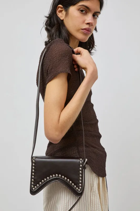 KkCo Mini Rivet Bag in Mud made by KkCo