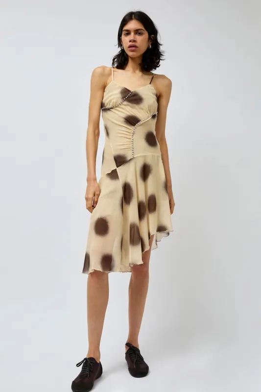 KkCo Alpine Dress in Bark Dot made by No. 6