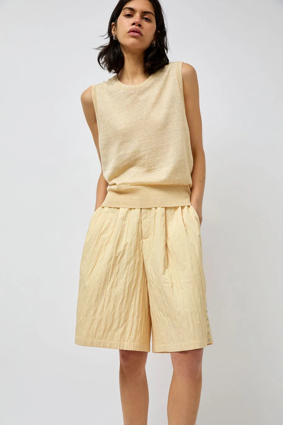 KkCo Rivet Shorts in Butter sold by No. 6