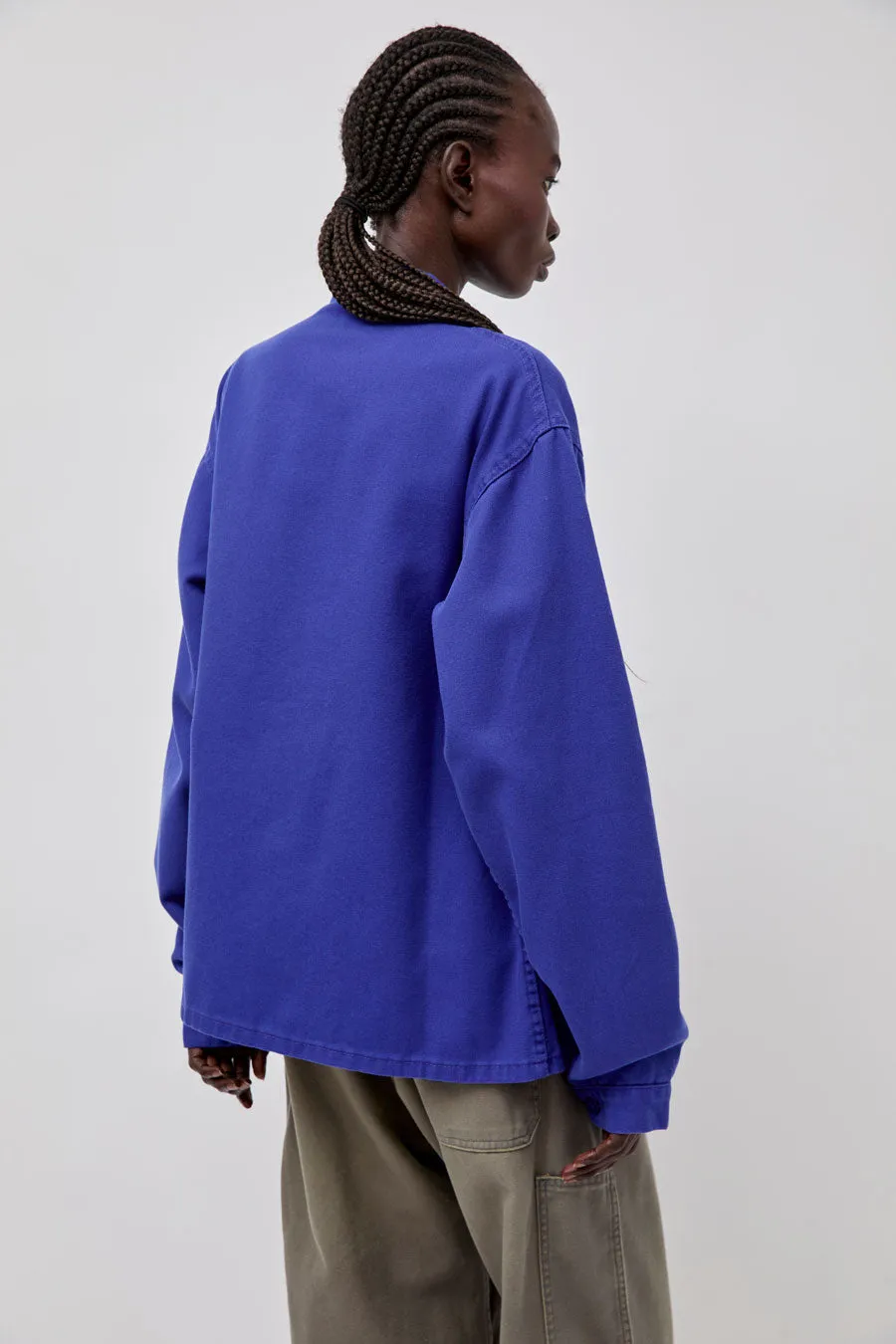 Sultan Wash Work Jacket UK in French Blue Rose sold by No. 6 product image thumbnail 4