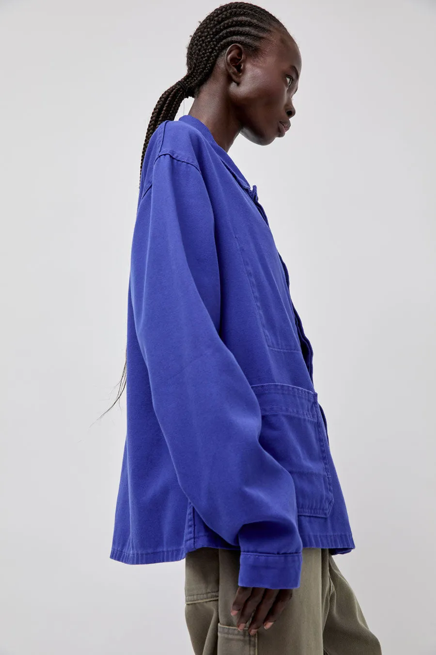 Sultan Wash Work Jacket UK in French Blue Rose sold by No. 6 product image thumbnail 2