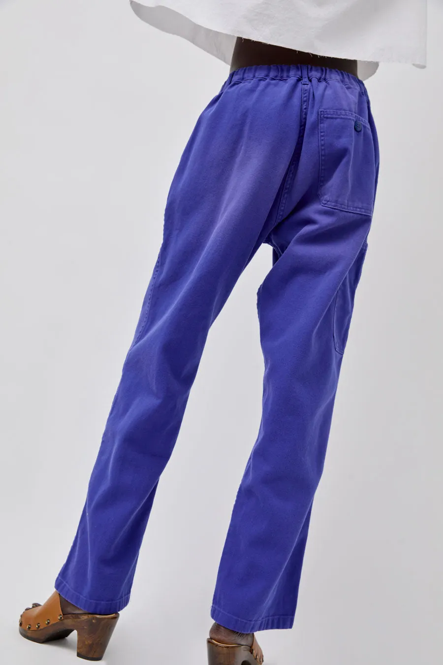 Sultan Wash Petit Baggy UK Pant in French Blue Rose sold by No. 6 product image thumbnail 5