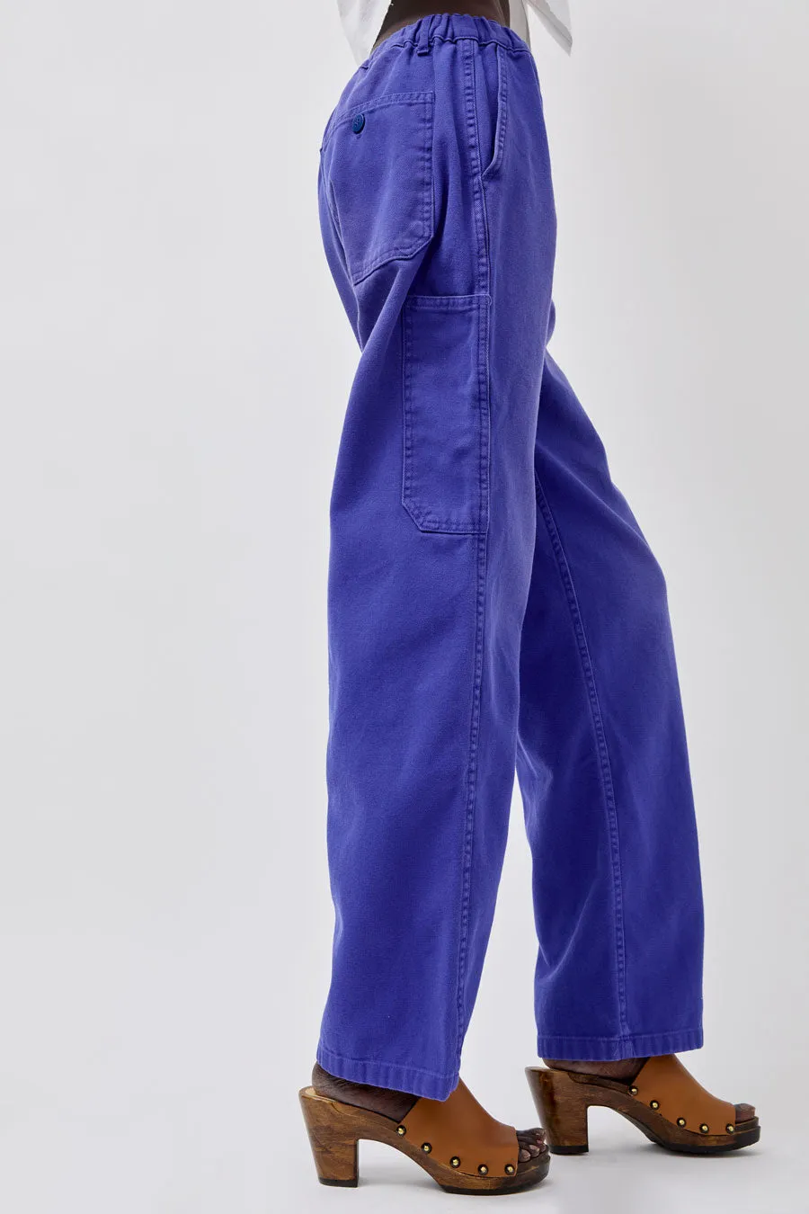 Sultan Wash Petit Baggy UK Pant in French Blue Rose sold by No. 6 product image thumbnail 2