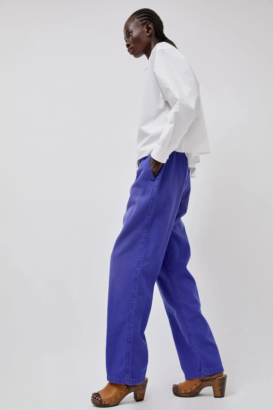 Sultan Wash Petit Baggy UK Pant in French Blue Rose sold by No. 6 product image thumbnail 4