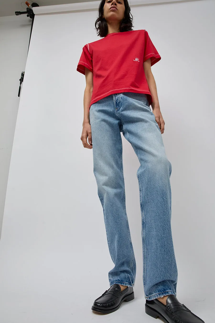 Agolde 90s Jean in Stream sold by No. 6