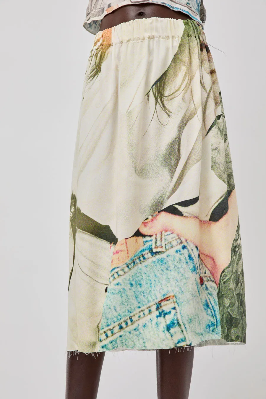Vladimir Karaleev Skirt in Abstract Print sold by No. 6 product image thumbnail 3