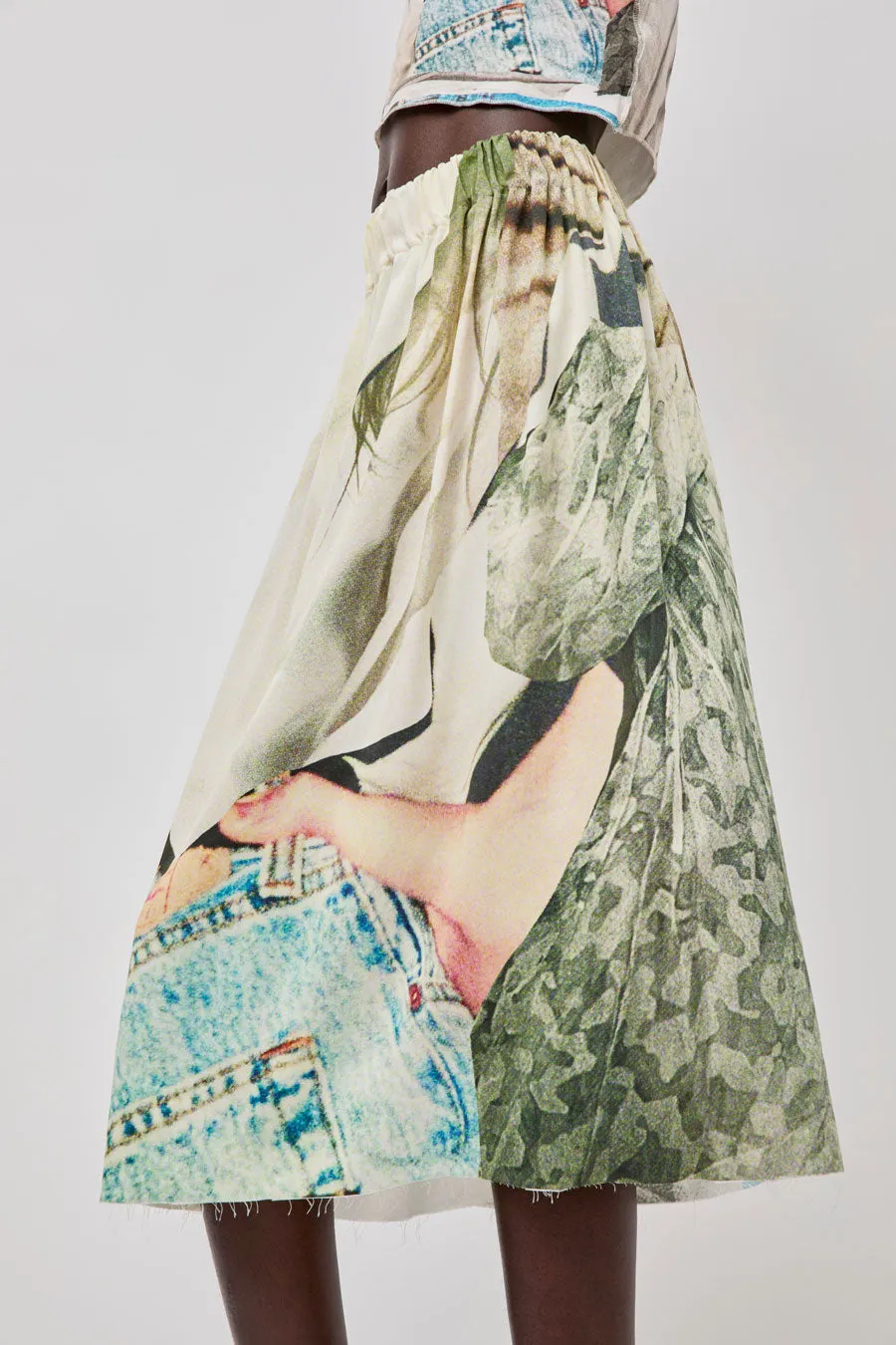 Vladimir Karaleev Skirt in Abstract Print sold by No. 6 product image thumbnail 2