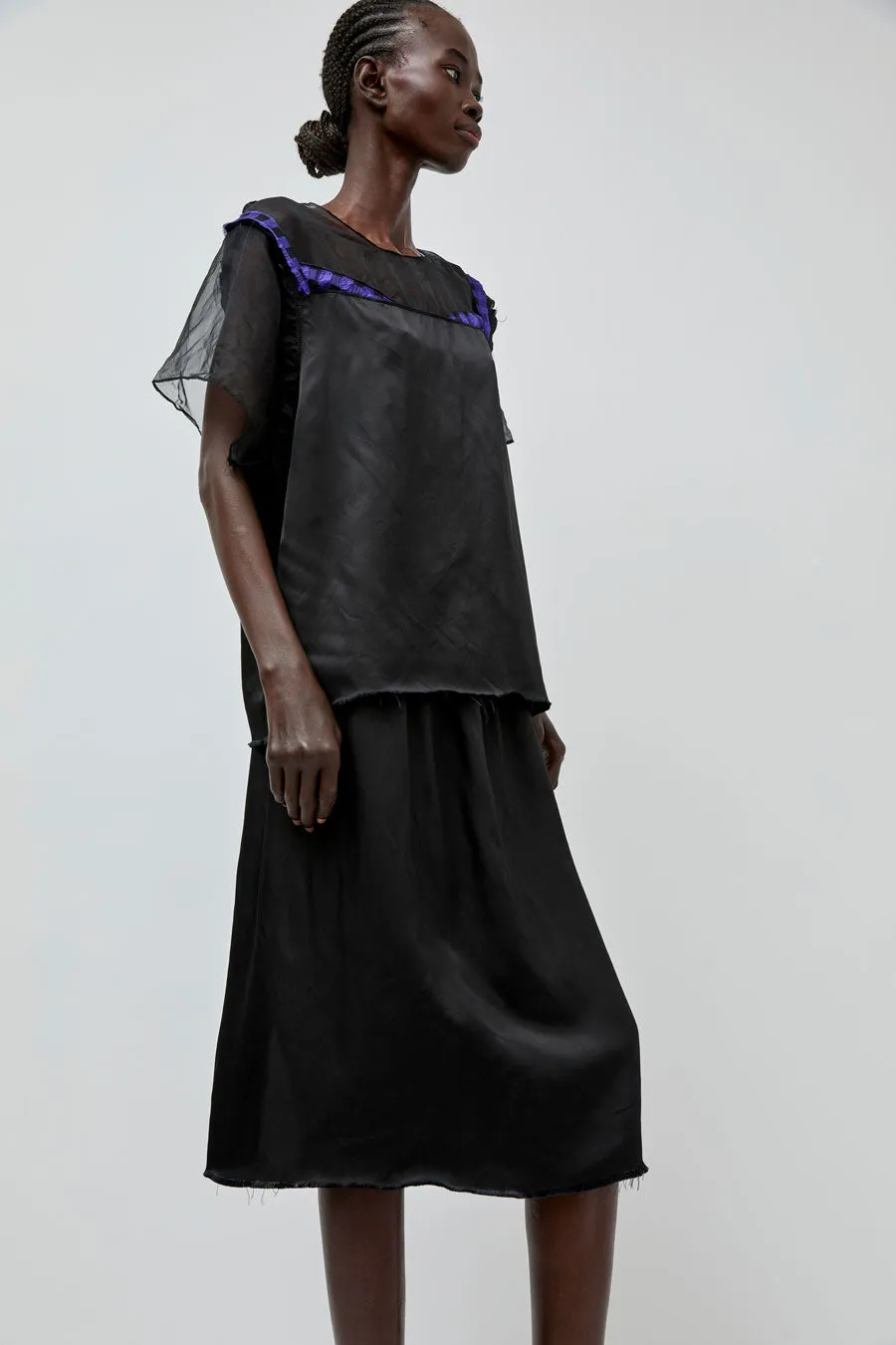 Vladimir Karaleev Sedef Top in Black Mix sold by No. 6 product image thumbnail 5